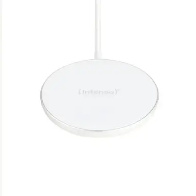 Intenso 7410712 MW1 Magnetisches Kabelloses Ladegerät, Weiß