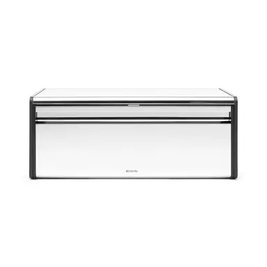 Brabantia Fall Front Bread Bin- Brilliant Steel