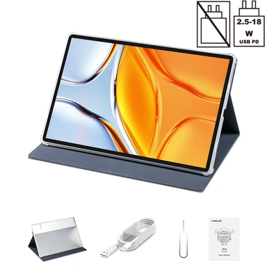 Teclast T70 Tablette 14 pouces 1920 x 1200, MediaTek Helio G99, 20 Go (8 Go + 12 Go de mémoire virtuelle) de RAM + 256 Go de stockage, double SIM 4G LTE + Wi-Fi 5 GHz, 10 000 mAh / 18 W, Android 15, TDDI, caméras 8 MP + 13 MP, GPS, Bluetooth 5.2, OTG, Widevine L1, coque de protection incluse, modèle 2025
