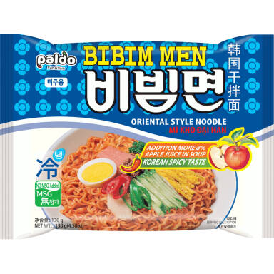 Paldo Bibimmen 130g (5 pack) 八道韩式捞面 130g (5 连包)
