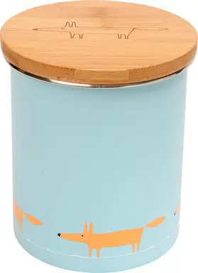 Scion by Dexam Mr Fox Tea/Coffee/Sugar Storage Jar Single Print - Blue