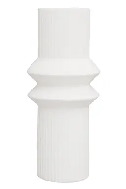 Interiors by Premier Vase Fabia Dolomite White