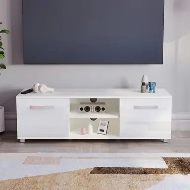 Vida Designs TV Unit Cosmo 2 Doors White L: 120cm