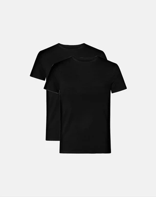 Resteröds Tee 2-Pack Bamboo Black S