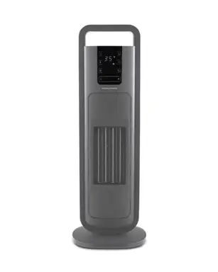 Morphy Richards HeatFlux 2kW PTC Tower Fan Heater with Remote Control – Grey, 825404