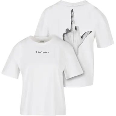 Urban Classics I Don't Give A Tee T-Shirts white XS
