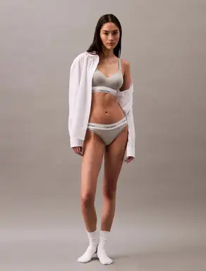 Calvin Klein LIFT BRALETTE P7A - grijs melkchocolade - dames - M