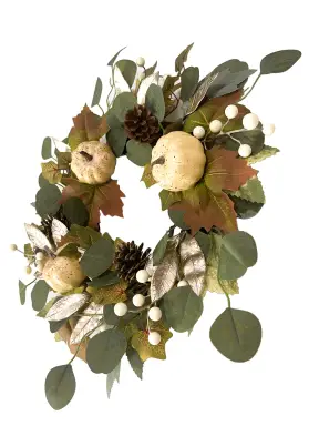 Daisy Darcy 50cm Autumn Pumpkin Wreath
