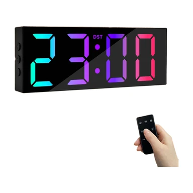 HATITANG PH-05 12" Digital Wall Clock Black