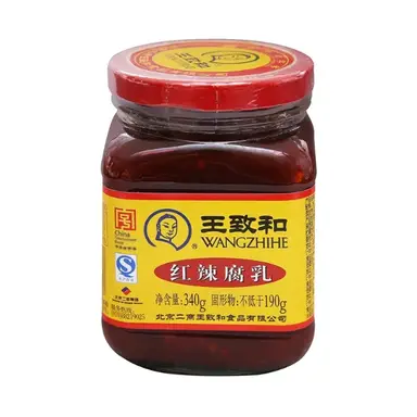 Wangzhihe Wang Zhihe Pikante Rode Bonenkwark 340g