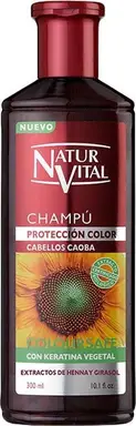 NATUR VITAL Shampoo 300ml Kleurbeschermend Mahonie