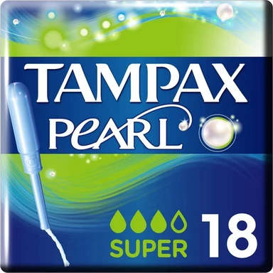 Tampax Pearl Super 18 stuks