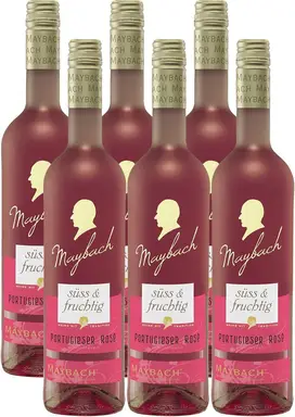 Maybach Portugieser Süß und Fruchtig Roséwein 6x0,75 L