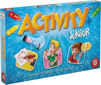 Piatnik Vienna 6012 – Activity Junior I Brettspiel für Kinder ab 8 Jahren I Klassisches Spiel I 4-12 Spieler
