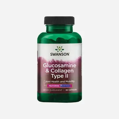 Swanson Glucosamine et collagène de type II - 90 gélules