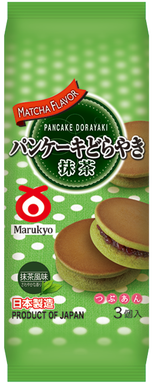 Marukyo Pancake Dorayaki Matcha Flavour 150g 日本丸京抹茶铜锣烧 150g