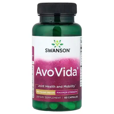 Swanson AvoVida Joint Health Maximum Strength 300mg Capsules - 60 Capsules