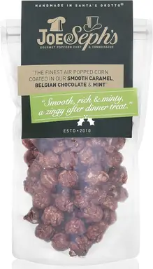 Joe & Seph's Mint Chocolate Christmas Gourmet Popcorn 80g
