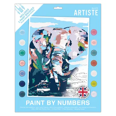 Artiste Paint By Numbers Noble Elephant