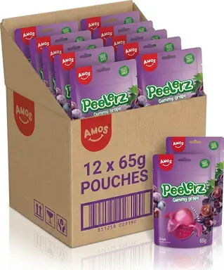 Amos Peelerz Grape 12*65g