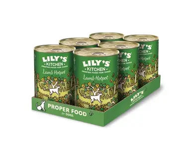 Lily's Kitchen Pâtée à l'agneau pour chien - 6 x 400 g
