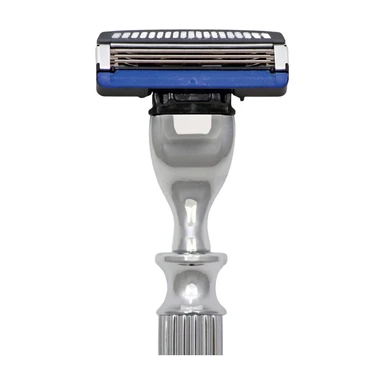 MONSIEUR BARBIER - Kit Rasage Le Challenger (Compatible Mach3) - 1 Rasoir 3 Lames