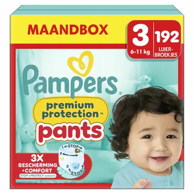 Pampers Premium Protection Pants Maat 3 Maandbox 192 stuks