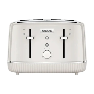Kenwood Elegancy 4 Slice Toaster, 1800 W, Cord Storage, Cream - TFP10.A0CR