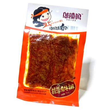 Wu La Ma vegetarische knoflookbiefstuk 100 gram