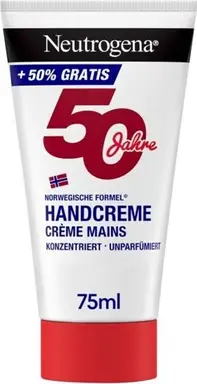 Neutrogena Norwegian Formula Handcreme, unparfümiert, Überfüllung 75 ml