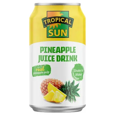 Tropical Sun Pineapple Juice Drink With Pulp 330ml
