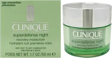 Clinique SUPERDEFENSE nacht herstellende moisturizer I/II 50 ml