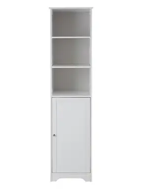 Maison by Premier Storage Cabinet Portern 1 Door White Tall