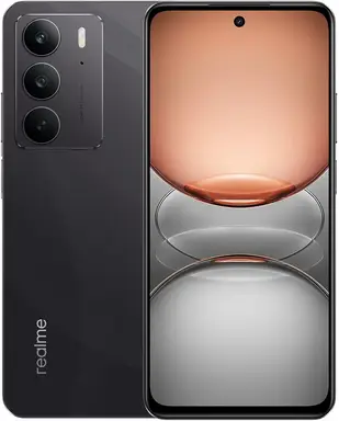 realme C75 - Smartphone met 8GB RAM + 256GB opslag, 6,72 inch IPS LCD 90Hz display, 50MP dubbele camera, MediaTek Helio G92 Max-processor, 6000 mAh batterij met hoge capaciteit, Storm Black