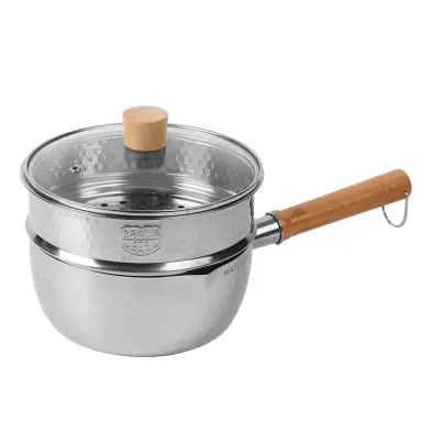 Maxcook Stainless Steel Double Layers Sauce Pan 20cm MCJ4534