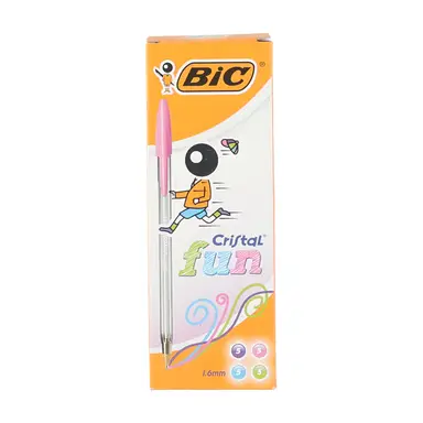 Bic Cristal Fun Ballpoint Assorted Colours, Pack of 20