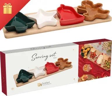 Koopman Serveerset 5st Kerst Ontwerp