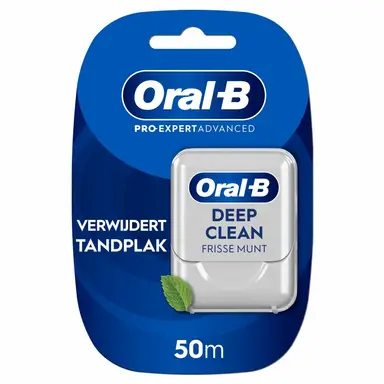 Oral-B Pro-Expert Advanced Flosdraad - Grondige Reiniging - Verwijdert Tandplak - 50m – 12 stuks