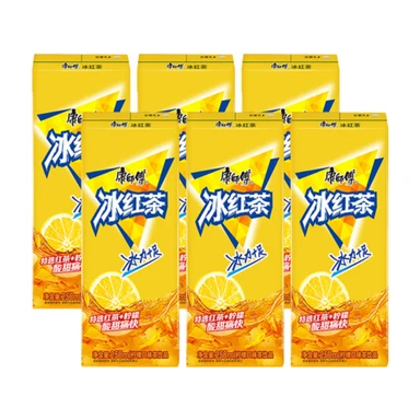 Master Kong Schwarztee-Getränk mit Zitronengeschmack 250 ml x 6