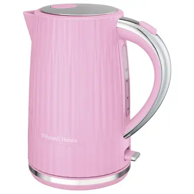 Russell Hobbs Eden Kettle, Textured, Cord Storage, 1.7L, Raspberry, Pink - 27362