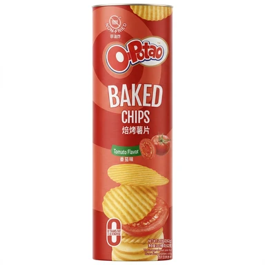 Yanjin Puzi Chips cuites au four saveur tomate - 62g