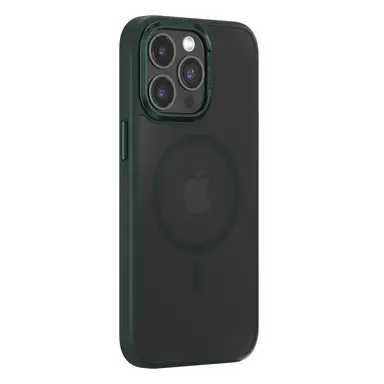 COMMA Joy Elegant Magnetic Anti-shock Phone Case - iPhone15 - Navy Green