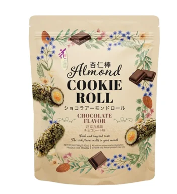 Love & Love L&L Amandel Koekjesrol - Chocolade 12x(5x16 g) Zak