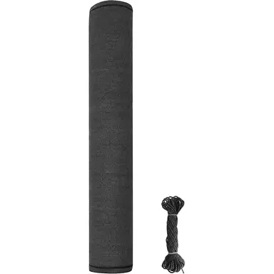 EUGAD Sichtschutzmatte 1.5×10 m, Sichtschutz 150 g/m² HDPE Sichtschutznetz, Schattierungsnetz Sonnenschutz Tennisblende für Garten Sportplatz Maschendrahtzaun inkl. Nylonschnur, Anthrazit