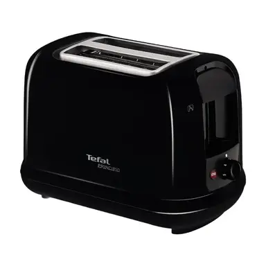 Tefal Principio broodrooster - zwart - 2 sneeën TT1608