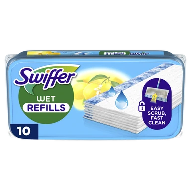 SWIFFER Lingettes humides Parfum citron X10