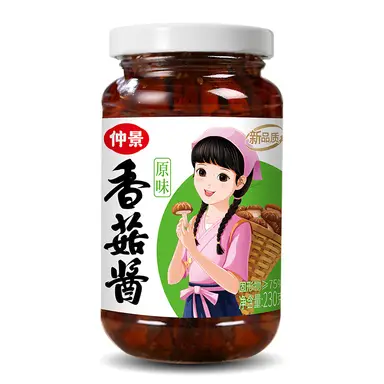 Sauce de champignons de Chongjing, saveur originale, 210g