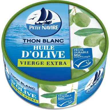 PETIT NAVIRE Thon blanc à l'huile olive vierge extra - 160 g