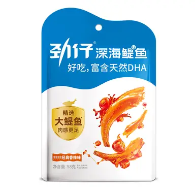 Jin Zai Anchois de mer saveur classique épicée - 58 g