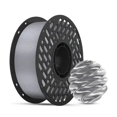 CAILAB PLA Silk 3D Printer Filament, Single Color - Silver